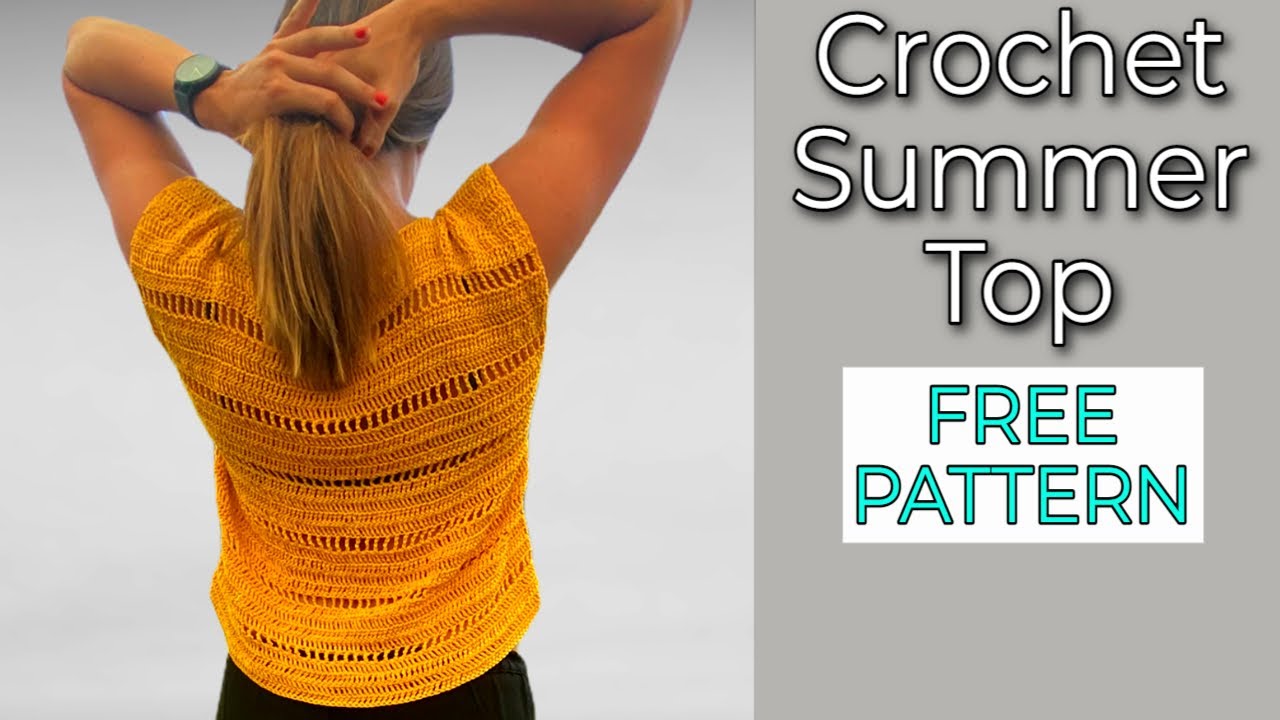 Crochet Top for women - FREE PATTERN - Crochet Blouse