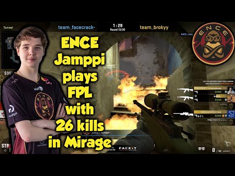 ENCE Jamppi plays FPL with 26 kills in Mirage
