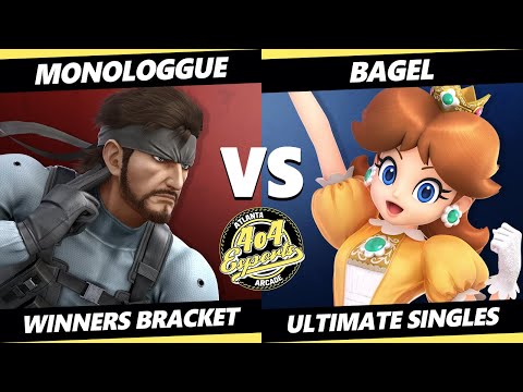 4o4 Smash Night 46 - Monologgue (Snake) Vs. Bagel (Daisy) SSBU Ultimate Tournament