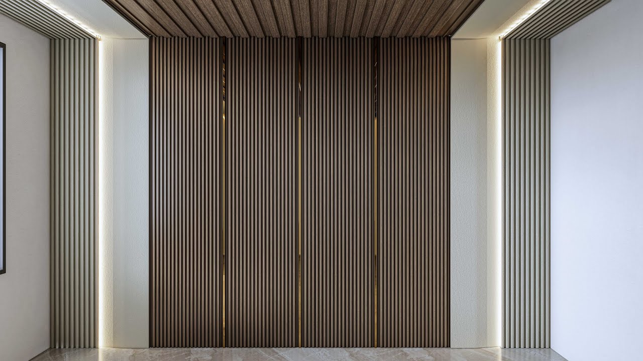 Dekoratives Wandpaneel 3D-Wandpaneel 3D-Paneel 3D Modell