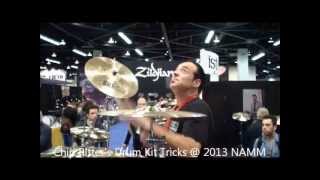 Chip Ritter's Drum Kit Tricks @ 2013 NAMM Convention