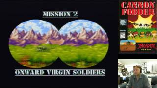 Retro Console Game (Cannon Fodder - Atari Jaguar) Pickup & Play 20th March 2017