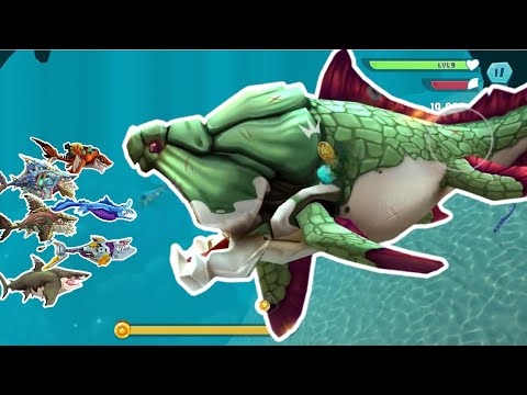 GIANT BIG MOMMA LEVEL MAX GOD M0DE - Unlocks All Shark Hungry Shark Primal Evolution World