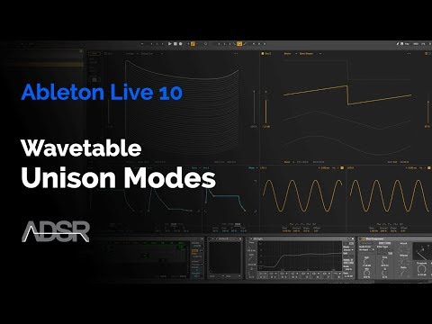 Ableton Live 10 Wavetable Unison Modes