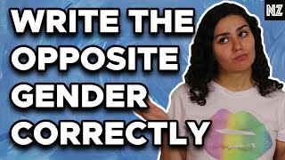 How To Write The Opposite Gender