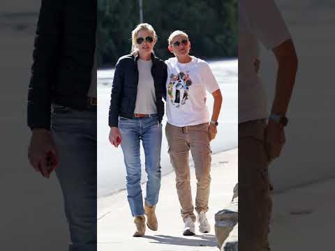 Ellen DeGeneres & Portia De Rossi Hanging Out Seems Lika a Date #shorts