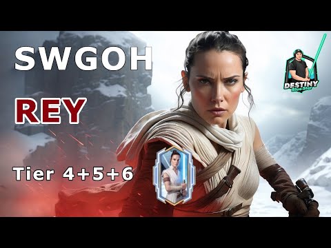 SWGOH - REY - Tier 4-6 - Easy Guide - deutsch - 100% win 🏆👍😎🎗️