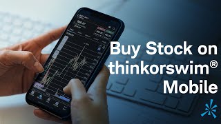 How to Buy and Sell Stock on thinkorswim® Mobile (iPhone)