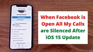 How to Fix iPhone is Not Ringing When Facebook App is Open.