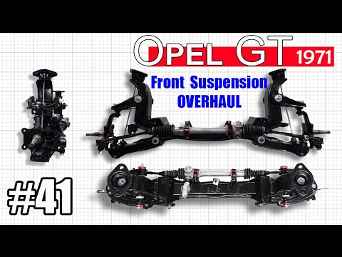 Complete overhaul of Classic Opel front suspension !! #41   Opel GT 1971 project