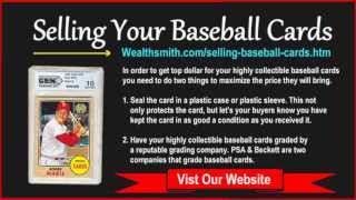 How to Sell My Baseball Card Collection - Sell Your Baseball Cards