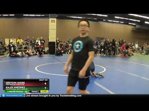 61 Lbs Round 2 - Greyson Andre, High Ground Wrestling Vs Kaleb Martinez, Gracie Barra Westchase WC