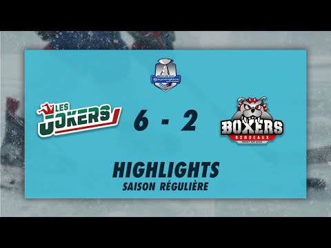 Jokers de Cergy-Pontoise 6-2 Boxers de Bordeaux - Highlights - Synerglace Ligue Magnus 22/23