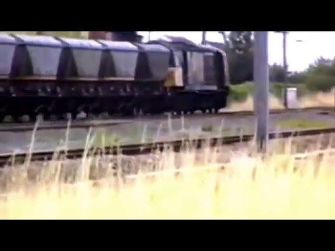 Copmanthorpe York with Class 58s in 1993.
