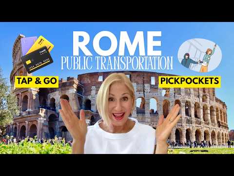 ROME Public Transportation Tips - tickets, pickpockets, apps, and more!