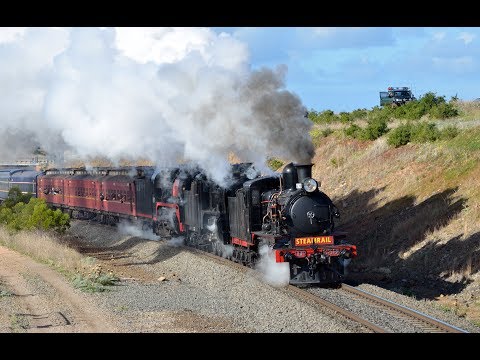 Triple Headed Steam Train - 'Steam Spectacular' 2017 - Australian Steam Trains