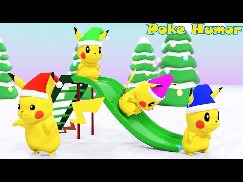 LEGO POKEMON PIKACHU EPISODE FUN ON THE SLIDE