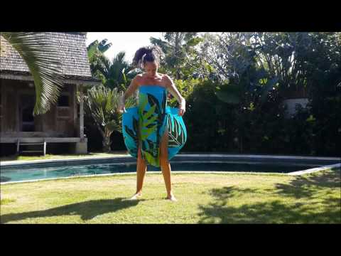 Tie a sarong as harem pants