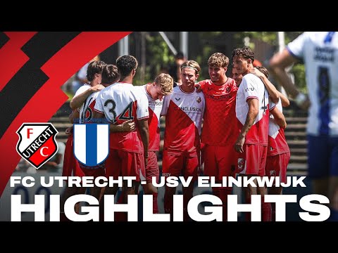 FC Utrecht VERSLAAT USV Elinkwijk in EERSTE OEFENDUEL 👏 | HIGHLIGHTS