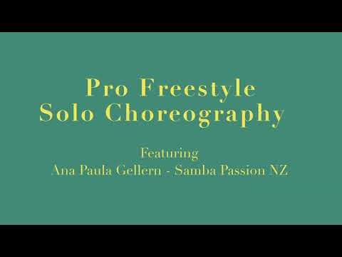 Australasian Samba Competition 2023 - Ana Paula Gellern Pro solo freestyle