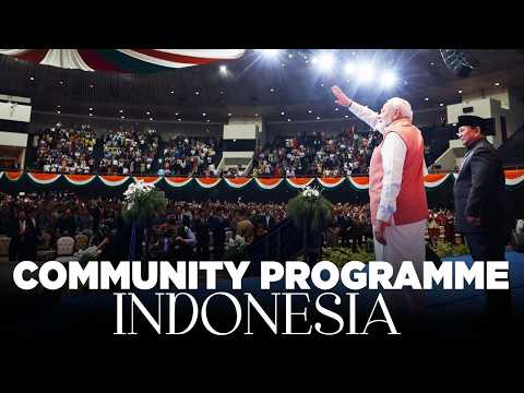 PM Modi, President Prabowo Subianto participate in a community event in Jakarta, Indonesia