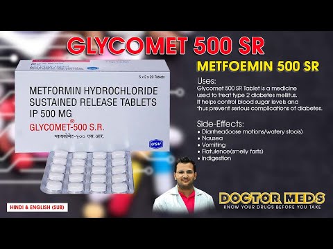 Glycomet sr 500mg tablet 20''s