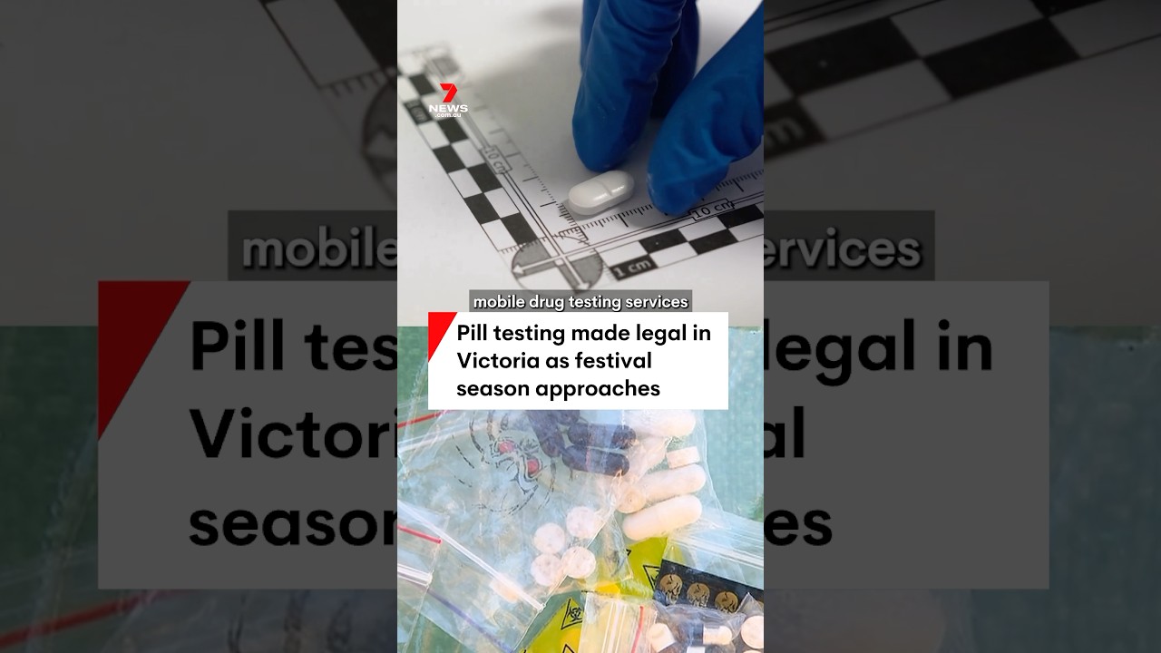 Pill testing legalised in Victoria