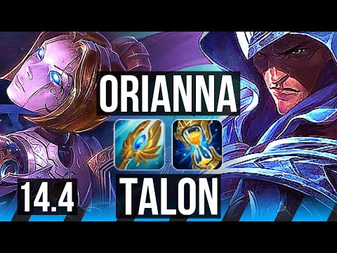 ORIANNA vs TALON (MID) | 11/1/18, Legendary | TR Master | 14.4
