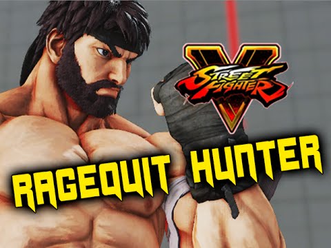 RAGEQUIT HUNTER: Ryu - Week Of! (Street Fighter 5 Ranked)