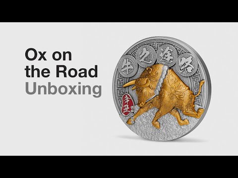 Ox on the Road 路途之牛 2 oz Pure Silver Collectible Coin - Unboxing