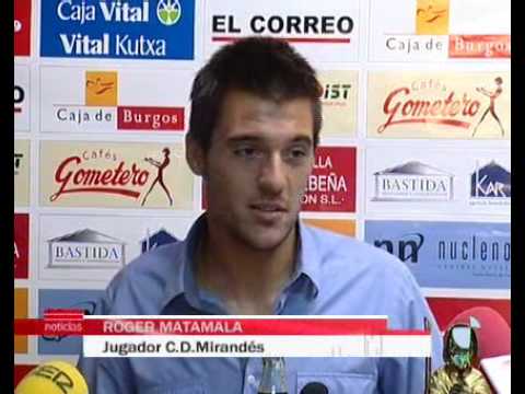 El Mirandés presenta a Matamala