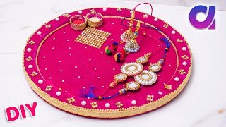 Raksha bandhan 2018 | pooja thali decoration/rakhi pooja thali | Best out of waste | Artkala