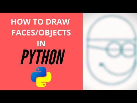 How To Draw Portraitfacesobjects Using Python