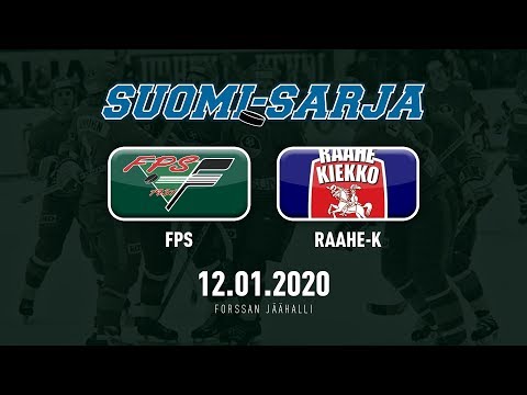 SUOMI-SARJA 2019-2020: 12.01.2020 FPS - Raahe-K 2-1