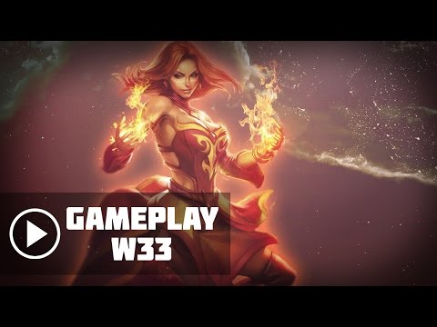w33 (Lina) - Gameplay Dota 2