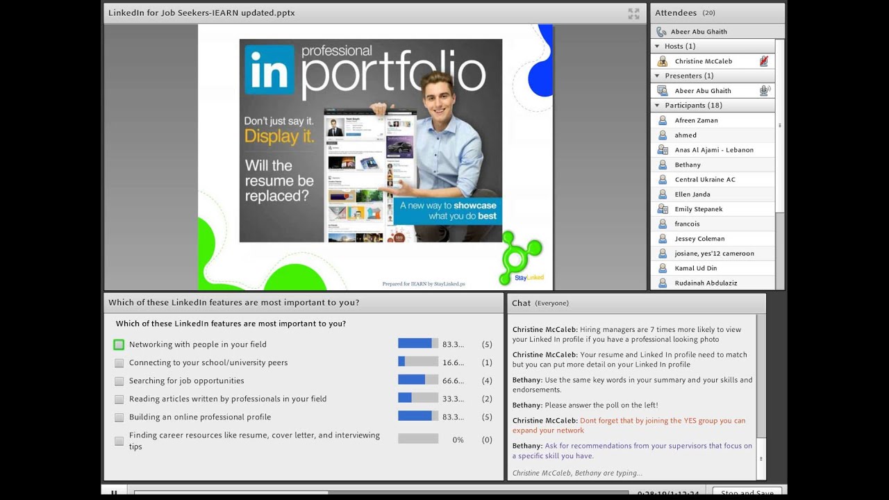 YES Alumni Webinar: LinkedIn for YES Alumni Job Seekers
