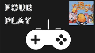 Four Play - The New Zealand Story - 8-bit Computer Comparison