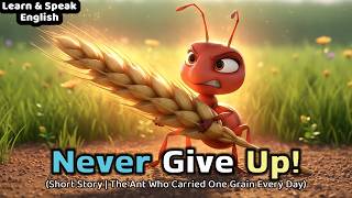 Never Give Up | Small Steps Matter | The Ant Who Carried One Grain Every Day | Moral Short Story