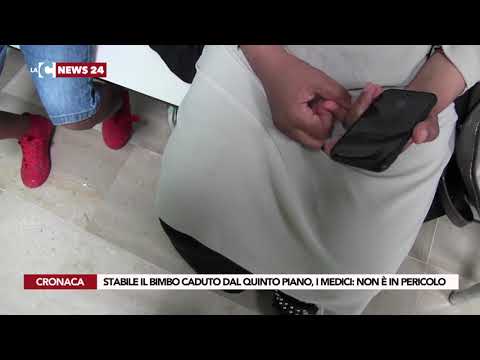 Stabile il bimbo caduto dal quinto piano, i medici: non è in pericolo AGG