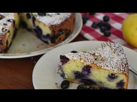 Watch Video: Blueberry Ricotta Cake | Italian Blueberry Lemon Ricotta Cake