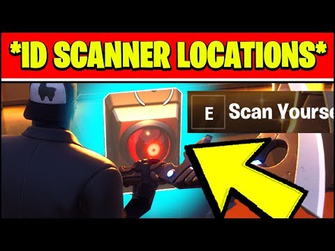 OPEN CHESTS LOCKED BY AN ID SCANNER AT THE GROTTO *ALL LOCATIONS* (Fortnite Season 2)