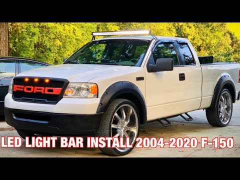 LED LIGHT BAR INSTALL 2004-2020 F-150 MOD!!