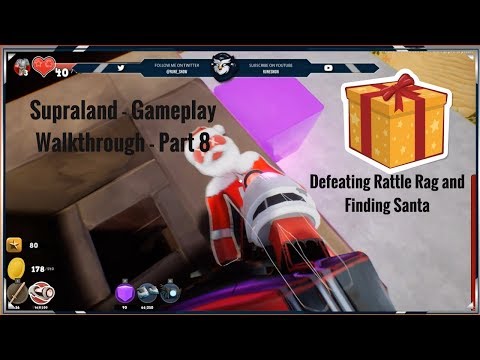 Supraland - Gameplay Walkthrough - Part 8 - Defeating Rattle Rag and Finding Santa
