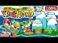 SUPER MARIO WORLD 2 YOSHI ISLAND SNES SMW2 Walkthrough All Coins And Flowers NostalGamerBR
