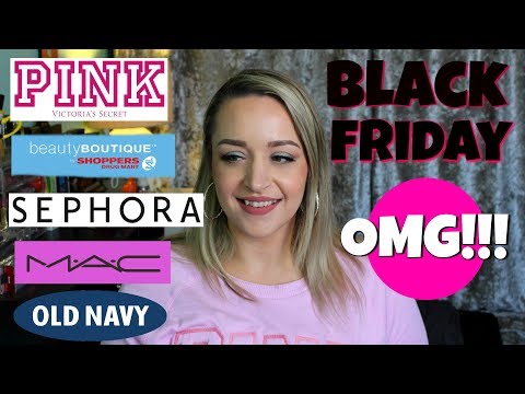 BIGGEST HAUL EVER: Black Friday! Sephora Drugstore MAC Victoria's Secret Video