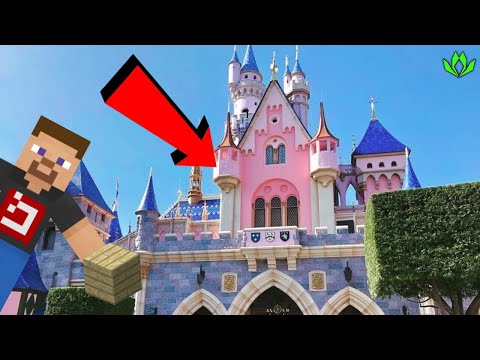 GAME BUDZ - How To Build Sleeping Beauty’s Castle in Minecraft - Disney Tutorial - Part 1