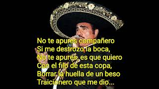 La Copa Rota - Vicente Fernández (Karaoke)