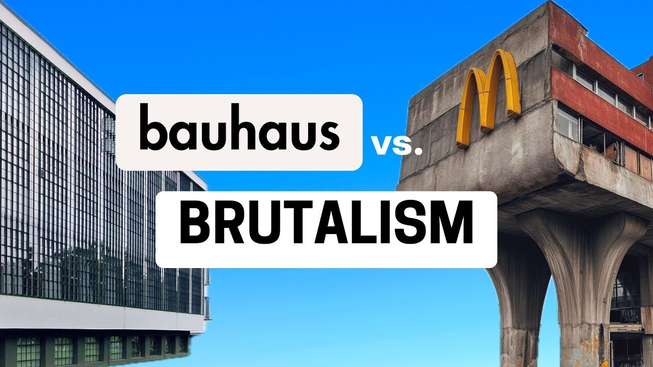 Bauhaus vs. Brutalism: What's The Difference? Architecture + Art History 101