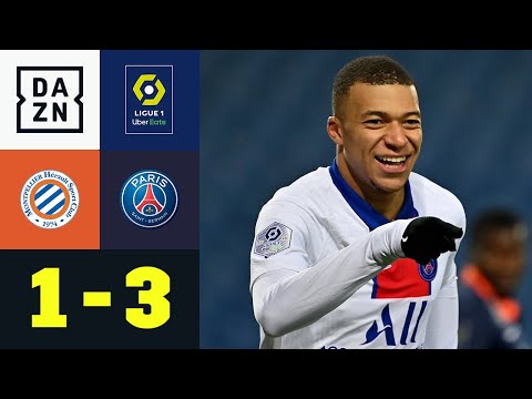 PSG verteidigt Spitzenpositon: Montpellier - PSG 1:3 | Ligue 1 | DAZN Highlights