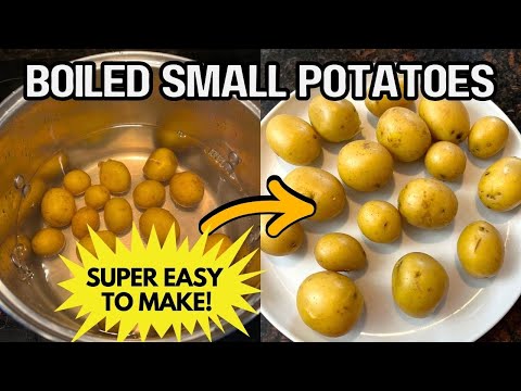 Boiled Small Potatoes 🥔 The Ultimate Guide to Perfect Tender Bites | Easy & Simple 20-Min Side Dish!